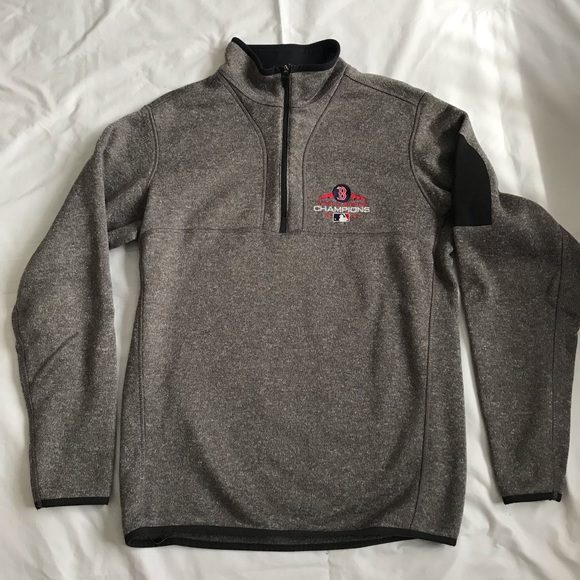 Mens Size M Boston Red Sox Fleece Pullover - Picture 3 of 10